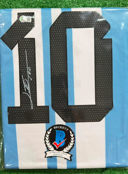 Lionel Messi Signed Argentina #10 Jersey – Beckett Authenticated