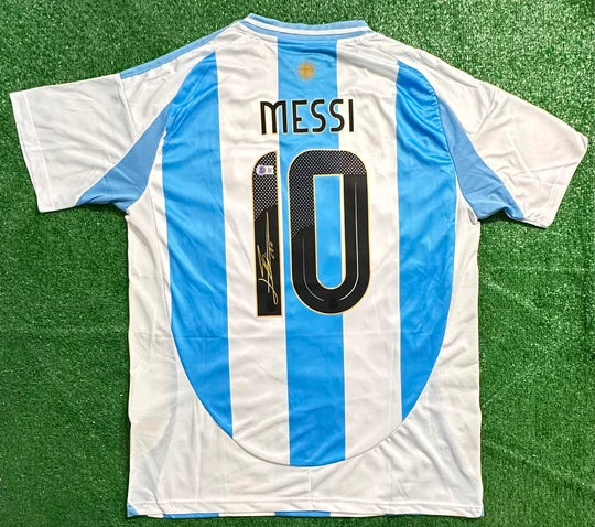 Lionel Messi Signed Argentina #10 Jersey with Beckett COA