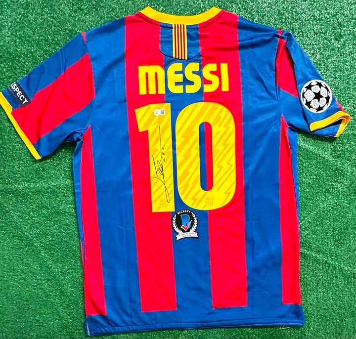 Lionel Messi Signed Barcelona #10 Jersey – Beckett Authenticated