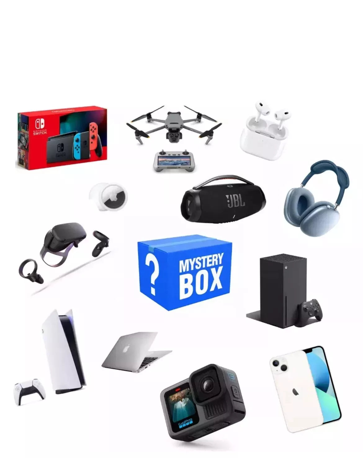 Mystery Loot Electronic Box All Brand New 2025