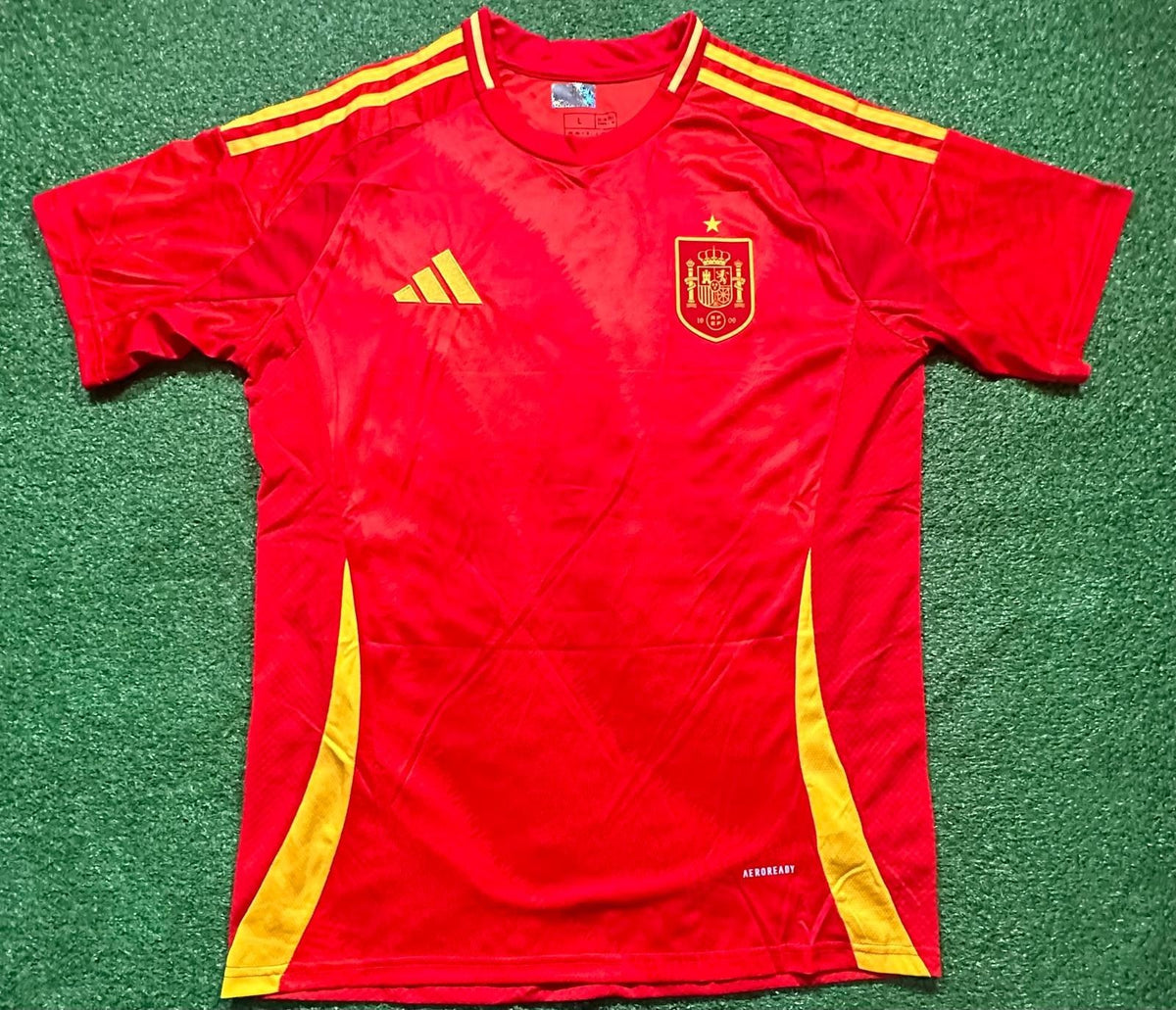 Lamine Yamal signed Spain home jersey detail view 14
