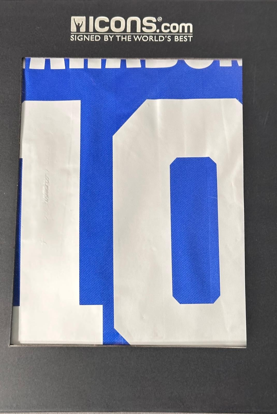 Diego Maradona signed Argentina away jersey detail view 6