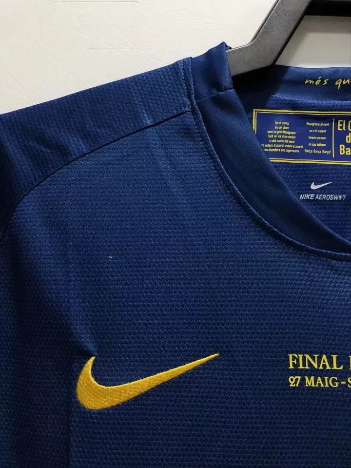 Lionel Messi 2008/09 Barcelona Home Retro Jersey detail view 3