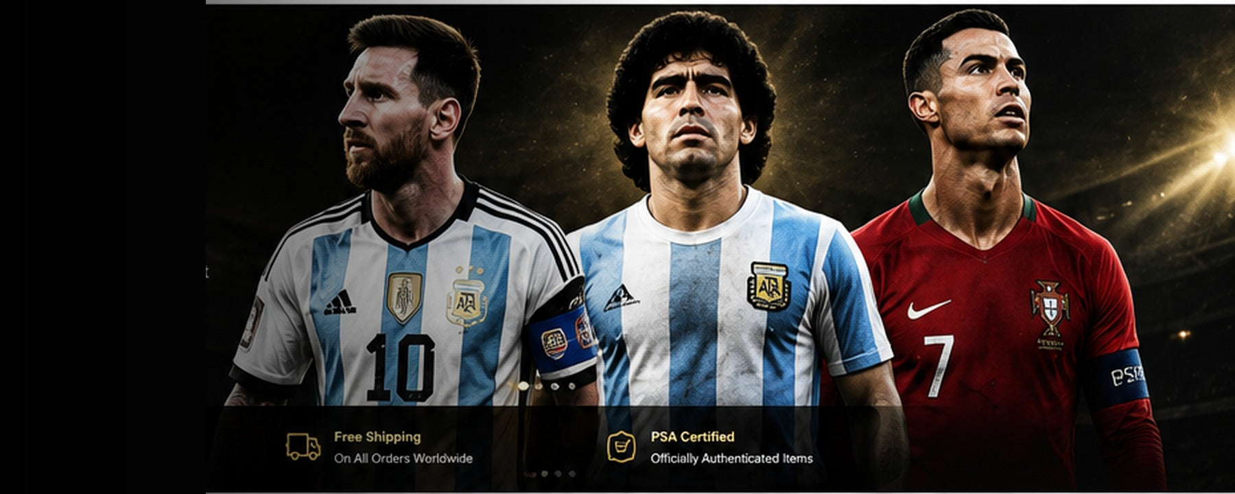 Premium football memorabilia collection